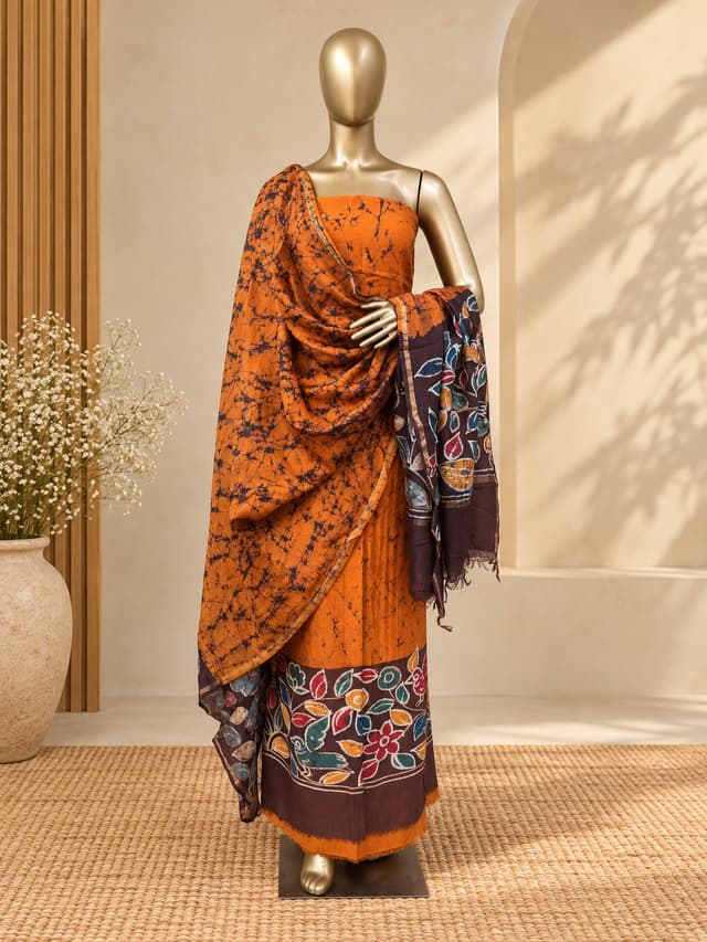 Maheshwari Kurta with maheshwari duppatta & bottom
